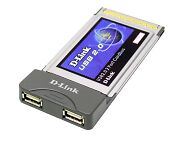 D-LINK DUB-C2 USB PCMCIA CARD 2 X USB 2.0 - GARANTII