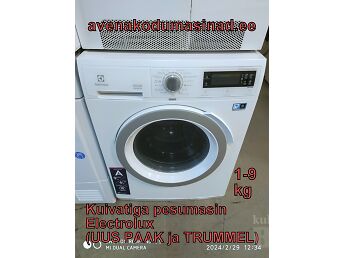 PESUMASIN KUIVATIGA ELECTROLUX EWW1697SWD (9/7 KG, UUS PAAK JA TRUMMEL!).