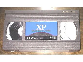 TDK SUPER-VHS (S-VHS) VIDEOKASSETT