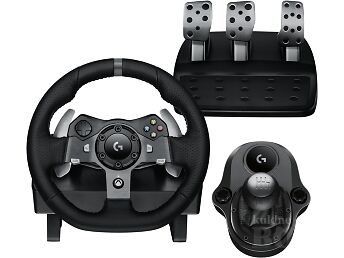 LOGITECH G920 DRIVING FORCE WHEEL XBOX PC ROLL PEDAL SHIFTER