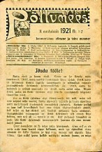 PÕLLUMEES 1921/1-24. RAHWALIK PÕLLUMAJANDUSE AJAKIRI. 2. AASTAKÄIK