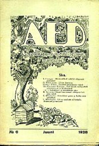 AED. AIANDUSE-MESINDUSE KUUKIRI. 1928/6