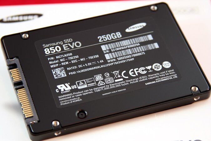 SSD SAMSUNG 850 EVO 250GB