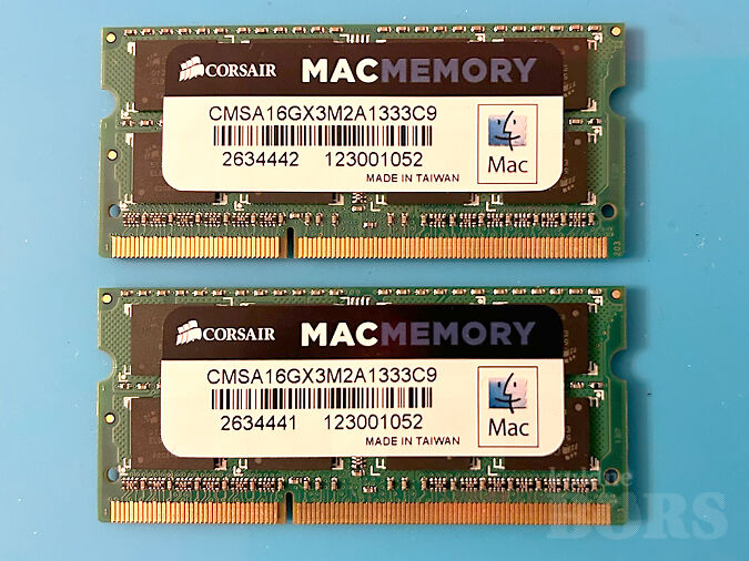 CORSAIR MAC MÄLU DDR3 1333MHZ 16GB (2X8GB) CMSA16GX3M2A1333C9
