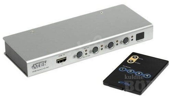 ATEN VS-481 4-PORDIGA HDMI SWITCH PULDIGA - GARANTII